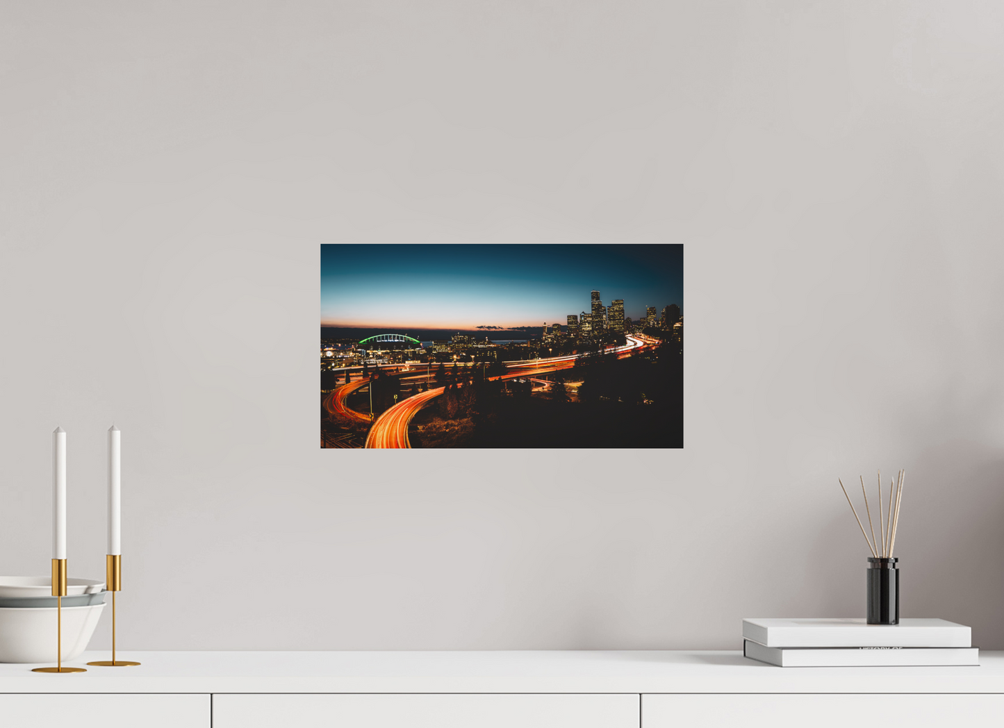 16 x 9″, Photo Print on Aluminum Backing Emerald Currents