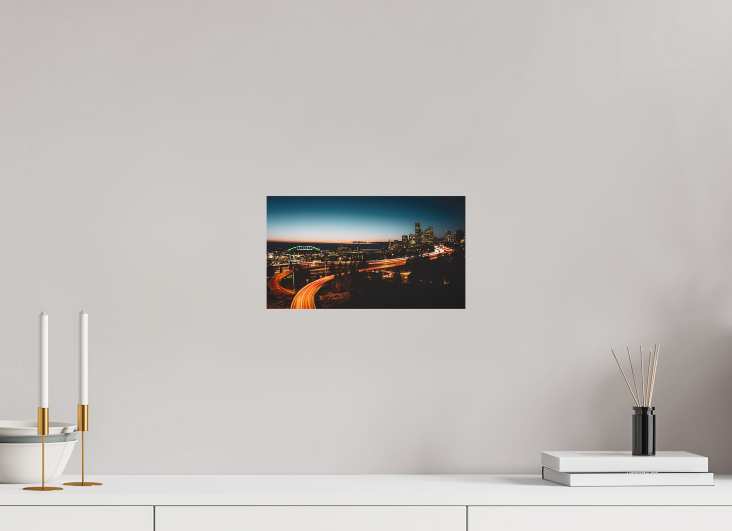 12 x 6.8″, Photo Print on Aluminum Backing Emerald Currents