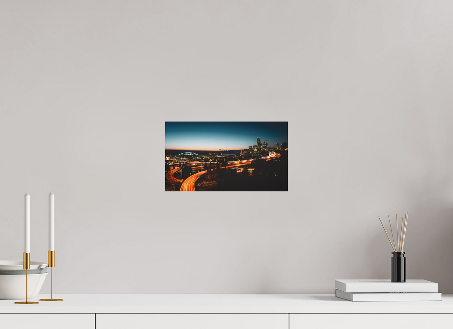 12 x 6.8″, Photo Print Under Acrylic Glass Emerald Currents