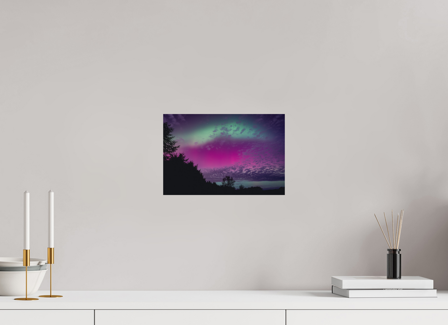 12 x 8″, Photo Print on Aluminum Backing Crown Over the Valley